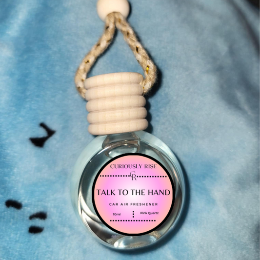 Talk to the Hand Car Air Freshener