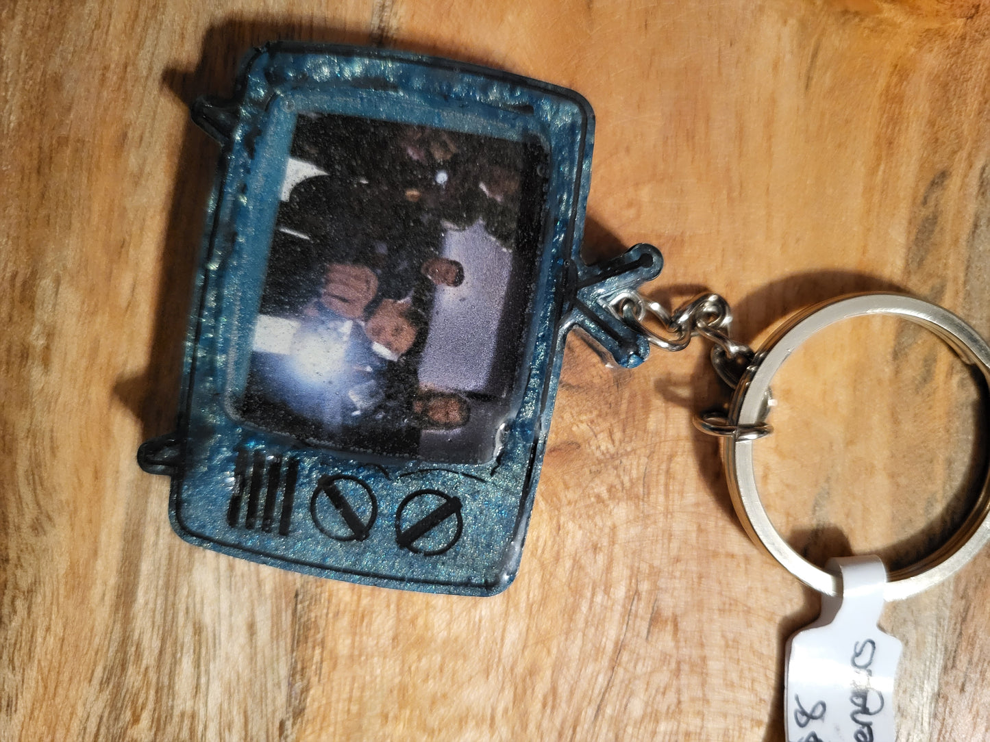 Retro TV Keychains