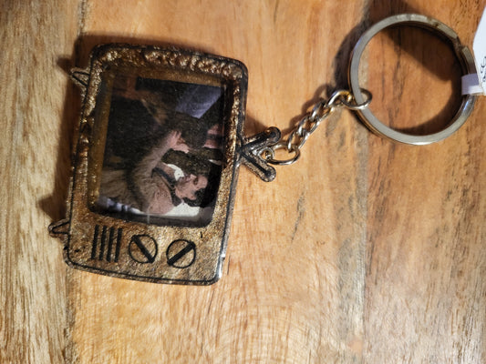 Retro TV Keychains