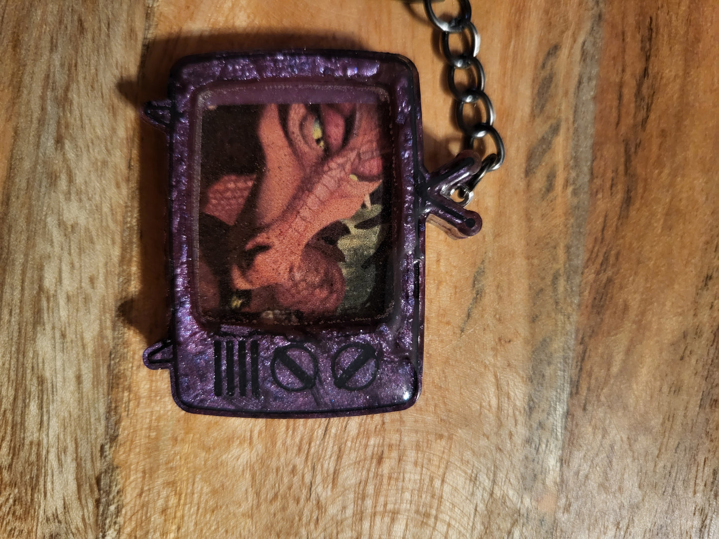Retro TV Keychains