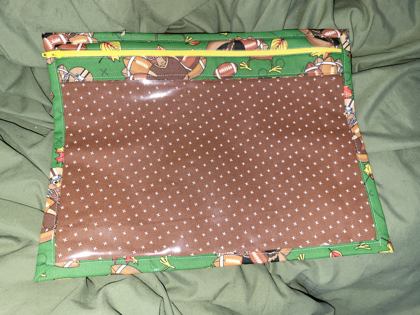 Turkey Touchdown See-Through Bag