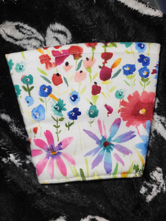 Watercolor Flower Reversible Cup Coozie