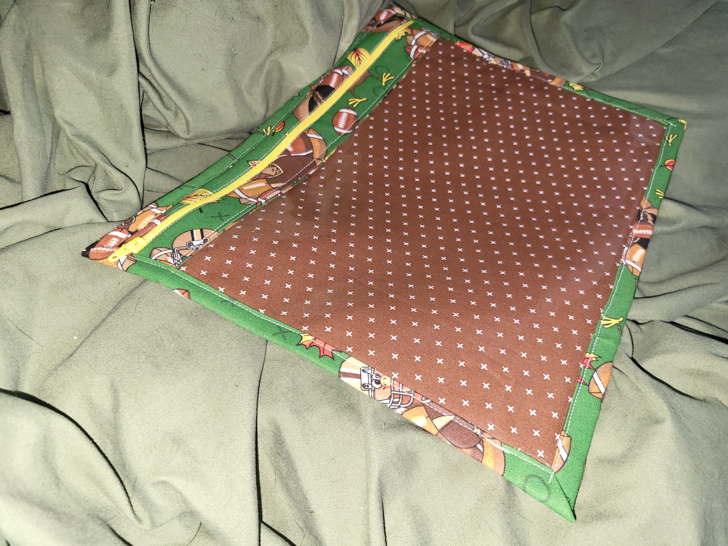 Turkey Touchdown See-Through Bag