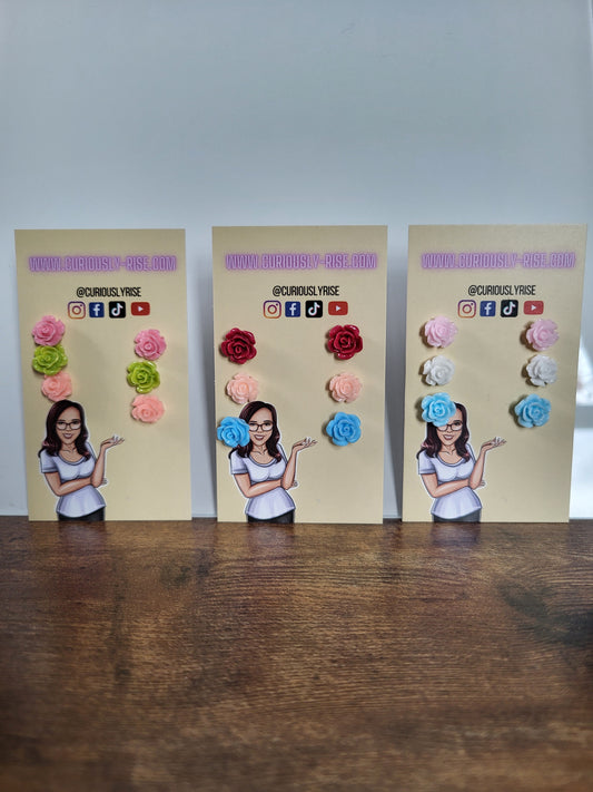 Flower Set Earrings