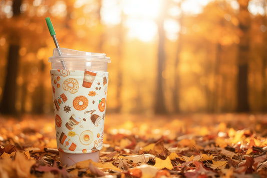 Light Fall Reversible Cup Coozie