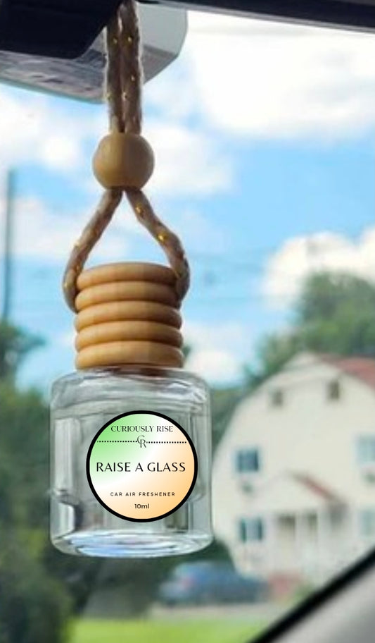 Raise A Glass Car Air Freshener