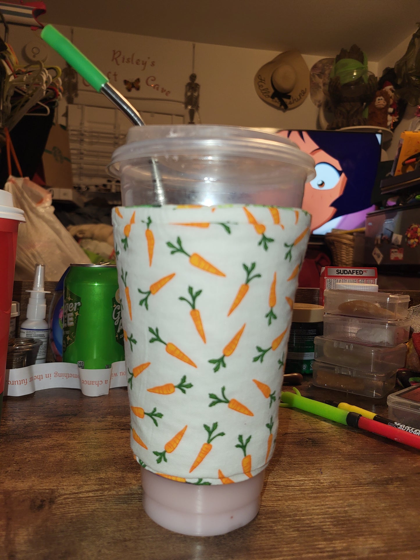 Veggies Reversible Cup Coozie