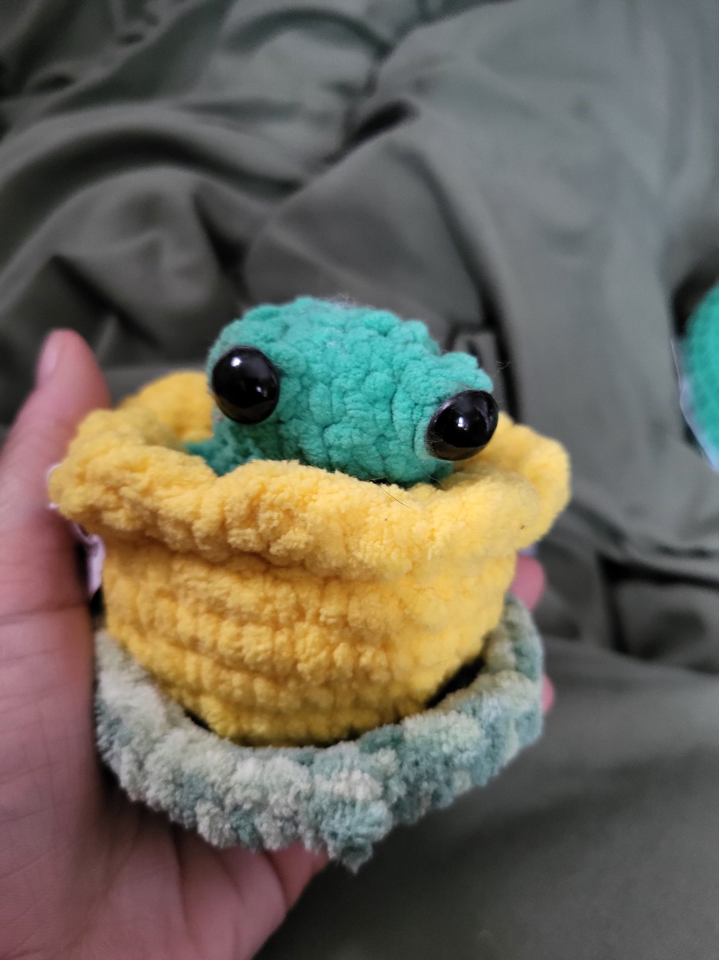 Popping Frog Plush
