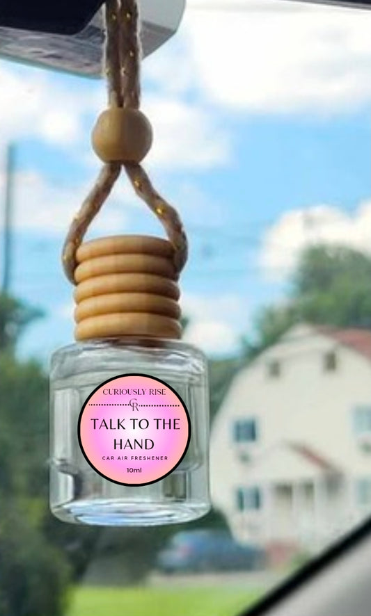 Talk to the Hand Car Air Freshener