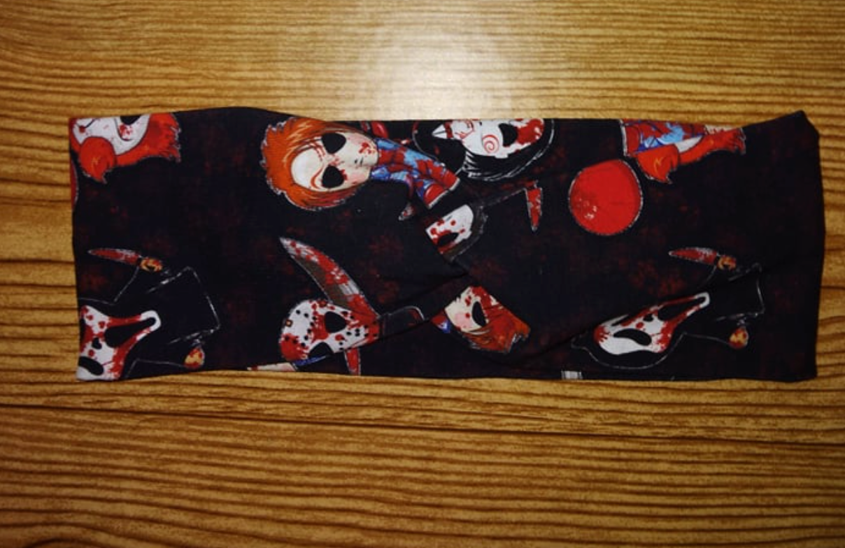Bloody Horror Killers Twist Headband